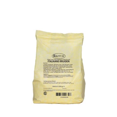 Italiaanse kruiden broodmeel - 1 kg.