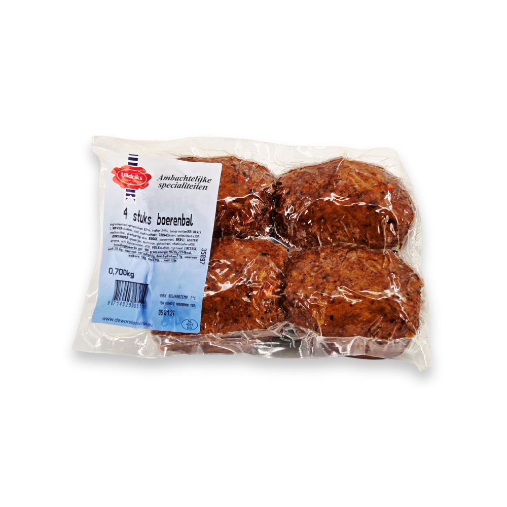 Boeren Gehaktbal - 4 stuks
