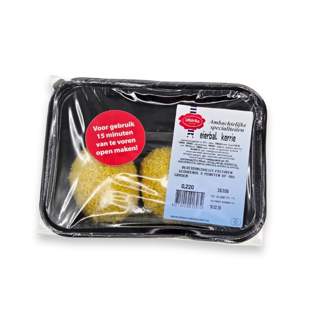 Eierbal kerrie - 2 stuks