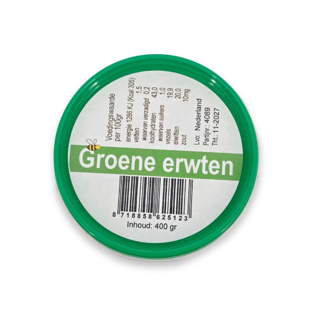 Groene erwten - 450 gram