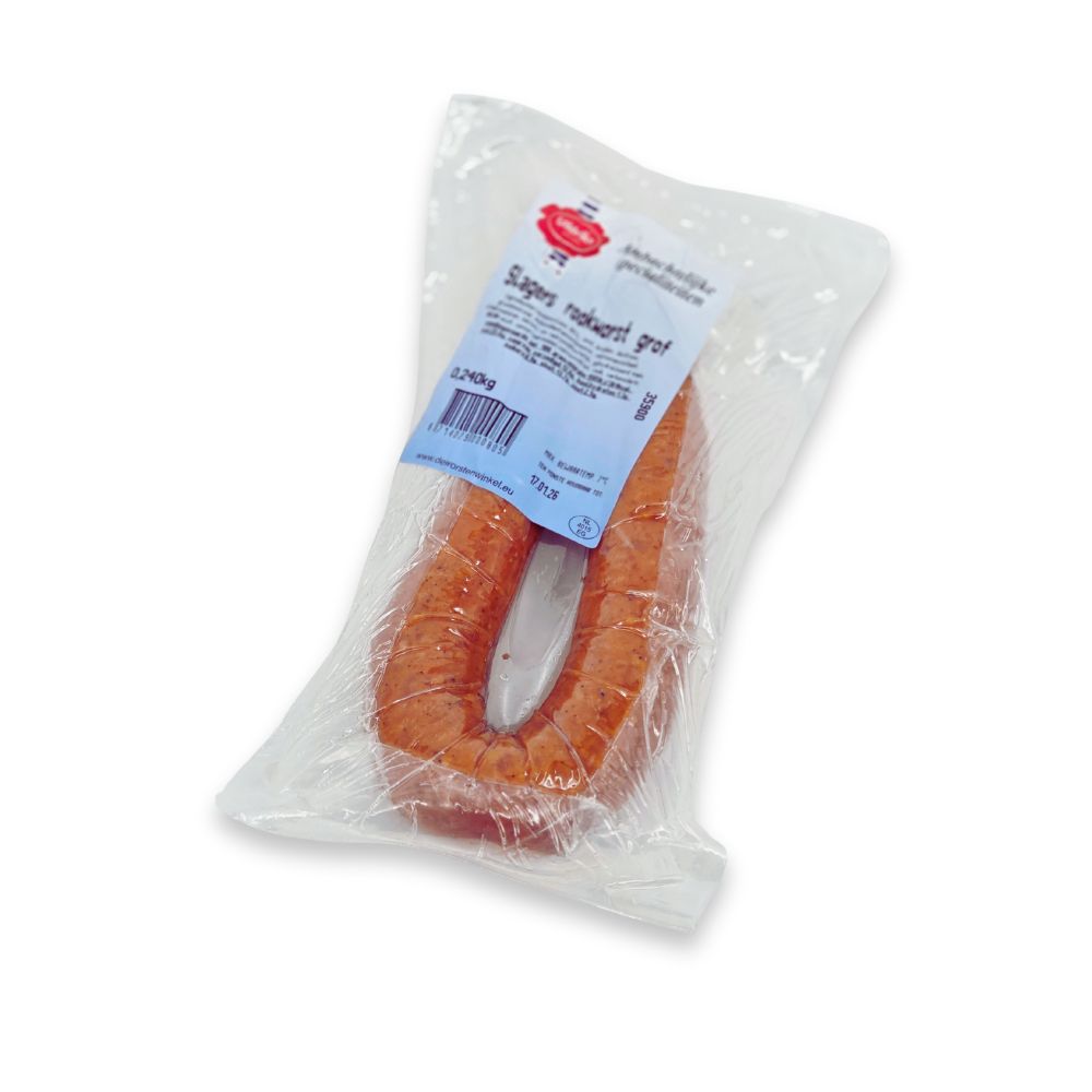 Slagers rookworst grof - 240 gram