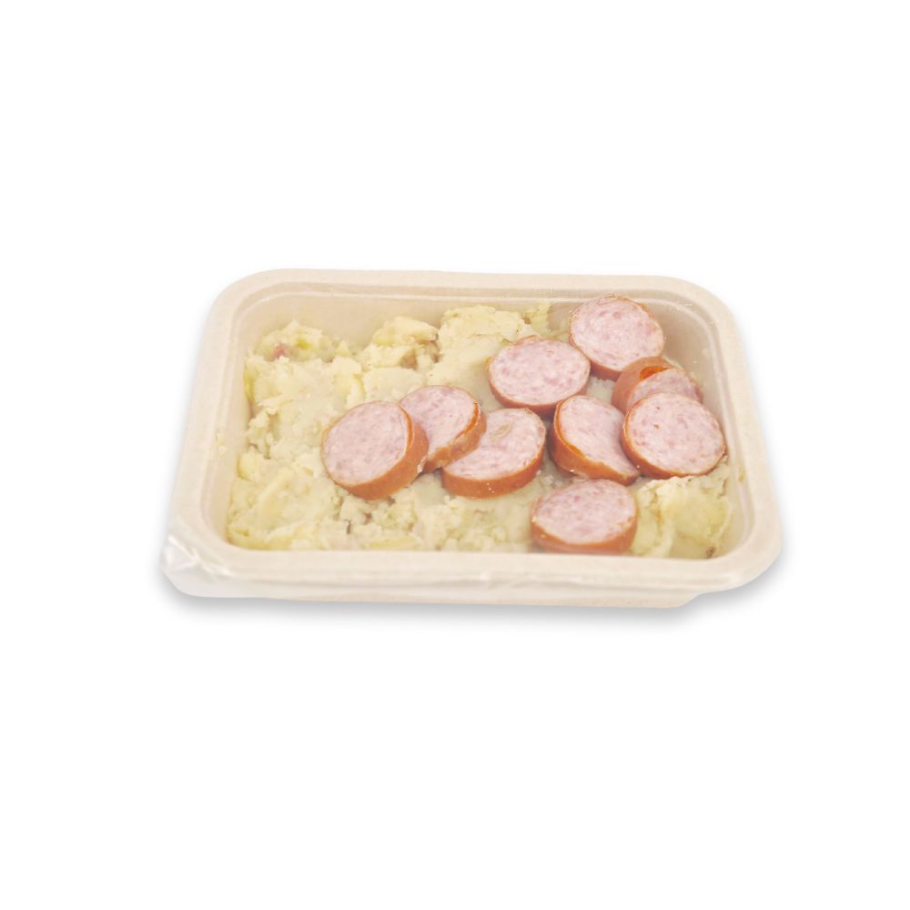 Stampot Zuurkool met Rookworst