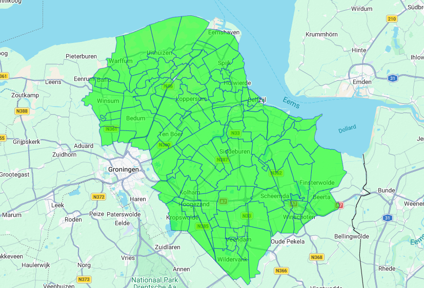 Streekproducten Groningen bezorgd in Veendam, Hoogezand, Delfzijl, Appingedam, Winsum, Bedum, Uithuizen