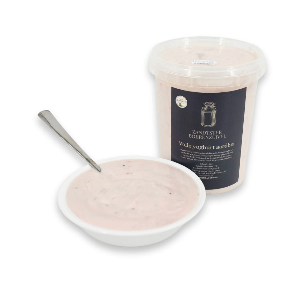 Volle Yoghurt Aardbei - 1 L