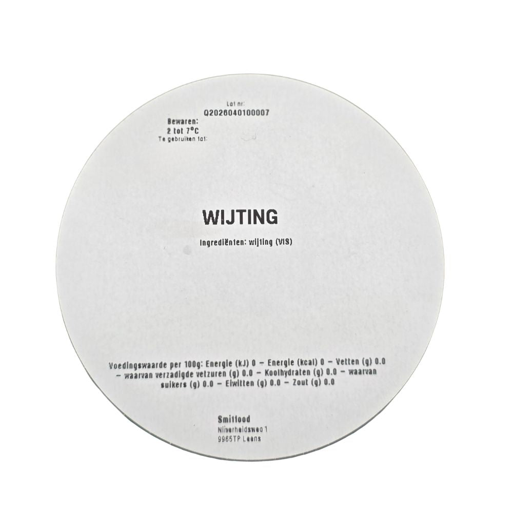 Wijting filet - ca. 500 gram