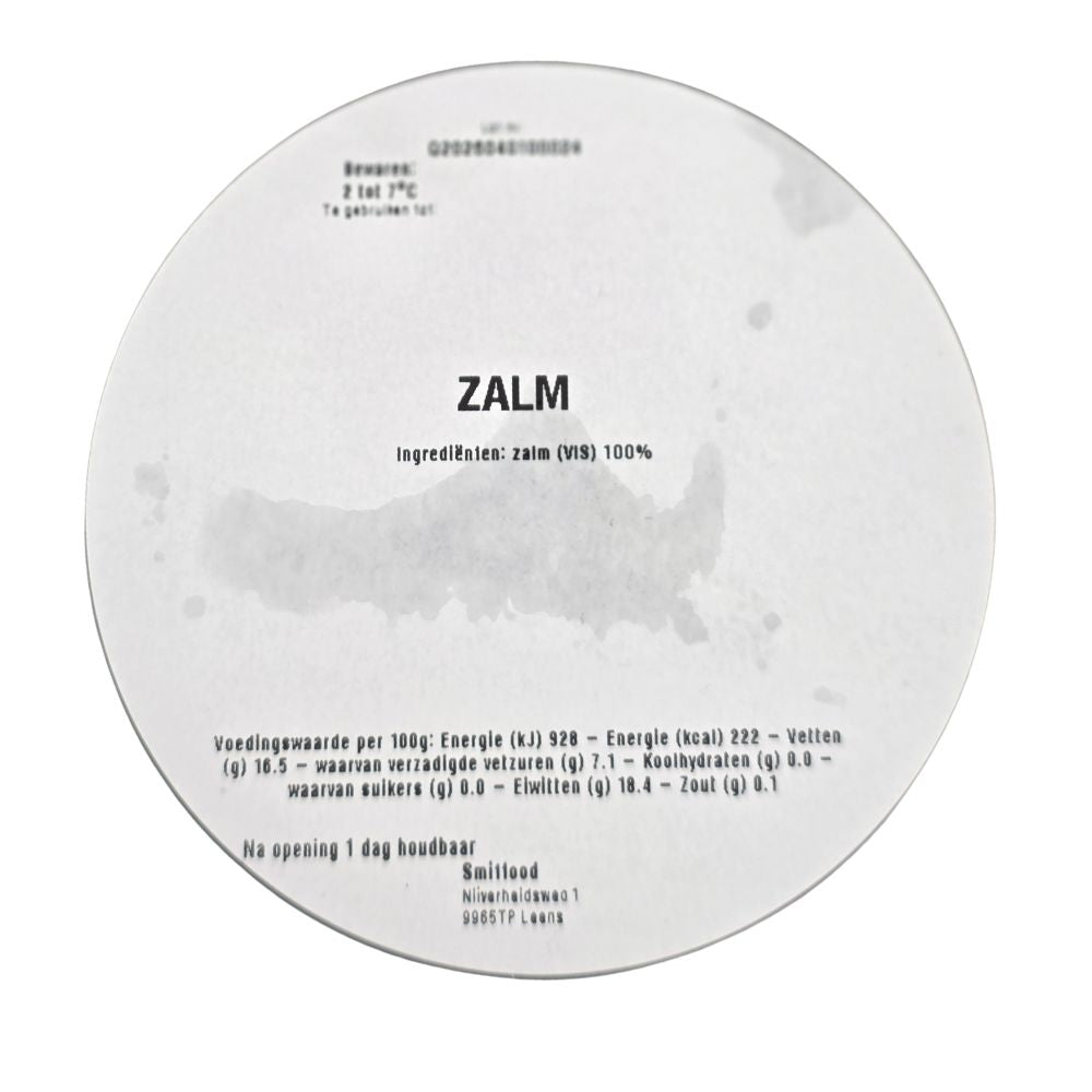 Zalm filet - ca. 250 gram