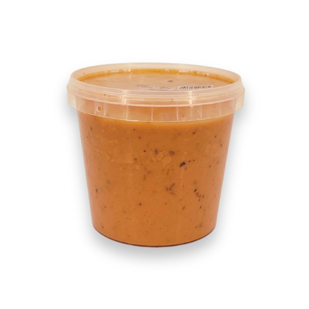 Huisgemaakte tomaten cremésoep met kip - 1 L