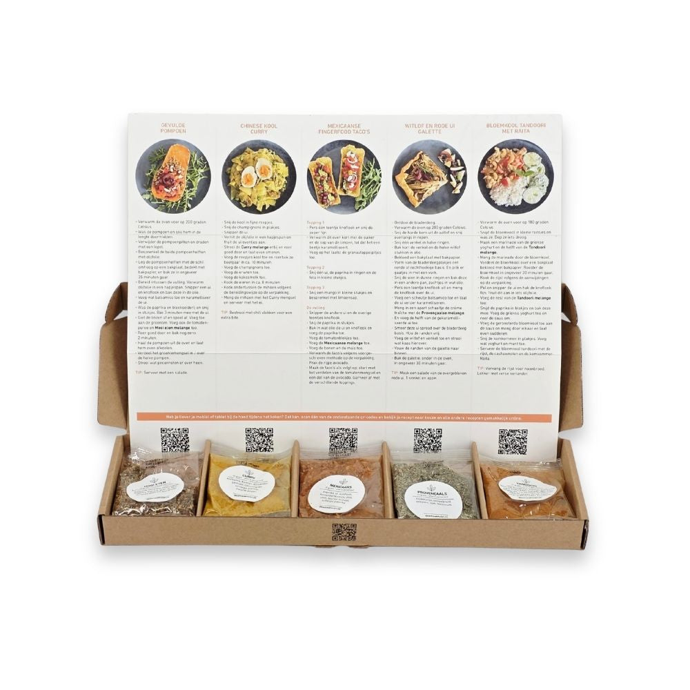 Kruidenbox 10 variaties met recept