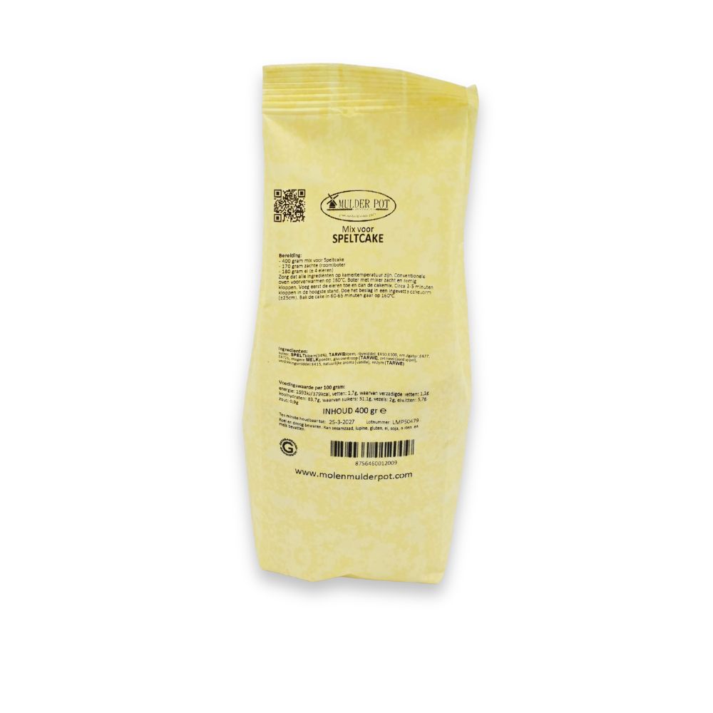 Speltcake mix - 400 gram (kopie)