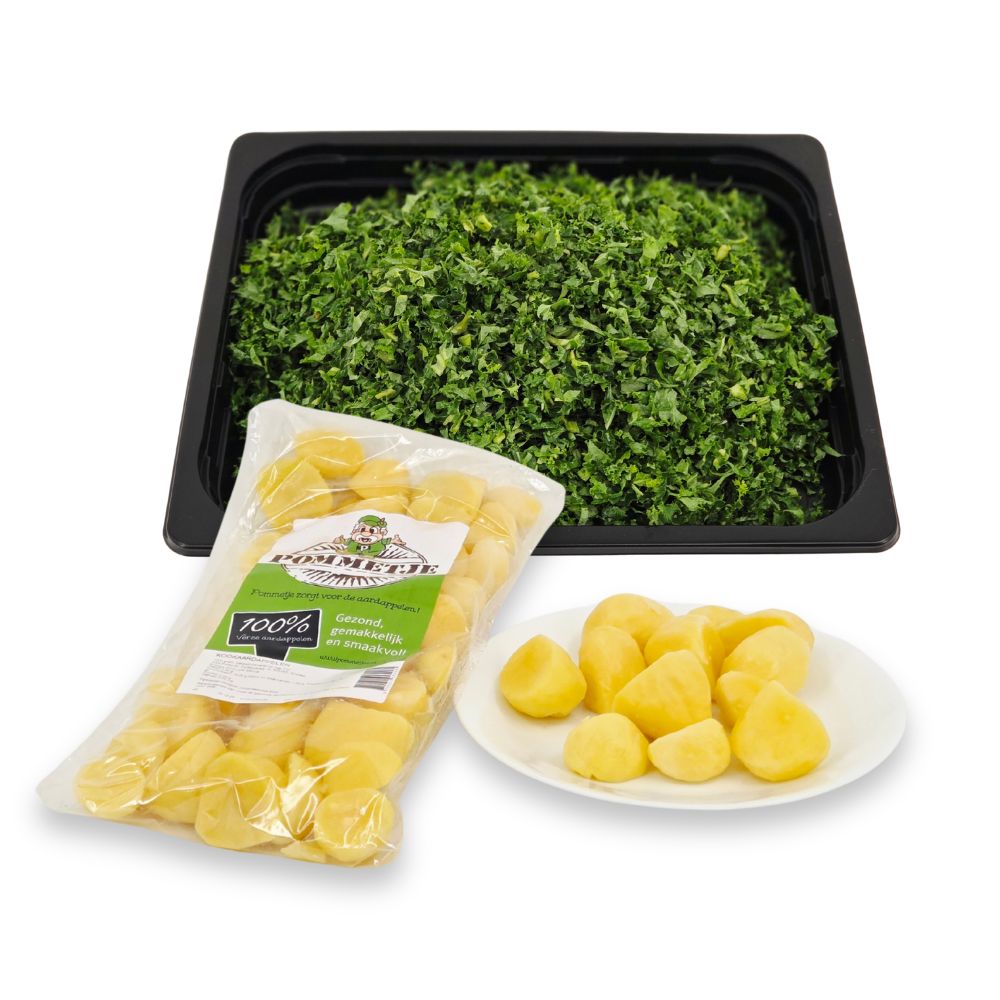 Stamppot Boerenkool - pakket 4 Pers.